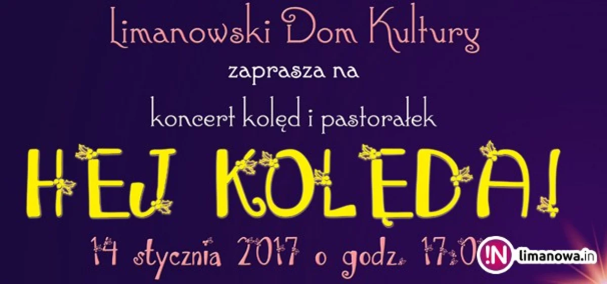 Już jutro koncert kolęd i pastorałek „HEJ KOLĘDA”