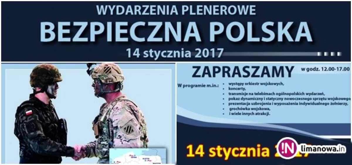 Wojskowy piknik 'Bezpieczna Polska' z udziałem żołnierzy na rynku w Krakowie