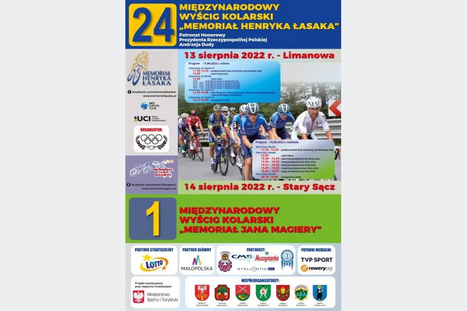 Wyścig kolarski kolejny raz na Limanowszczyźnie - zdjęcie 2