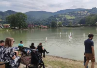 Zorganizowano regaty na stawie rekreacyjnym - zdjęcie główne