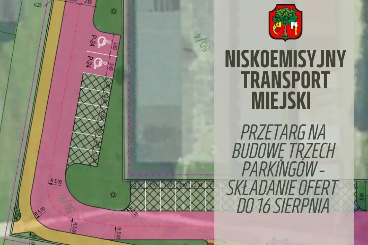 Realizacja projektu „Niskoemisyjny transport miejski w Limanowej” – przetarg na budowę trzech parkingów typu park&ride