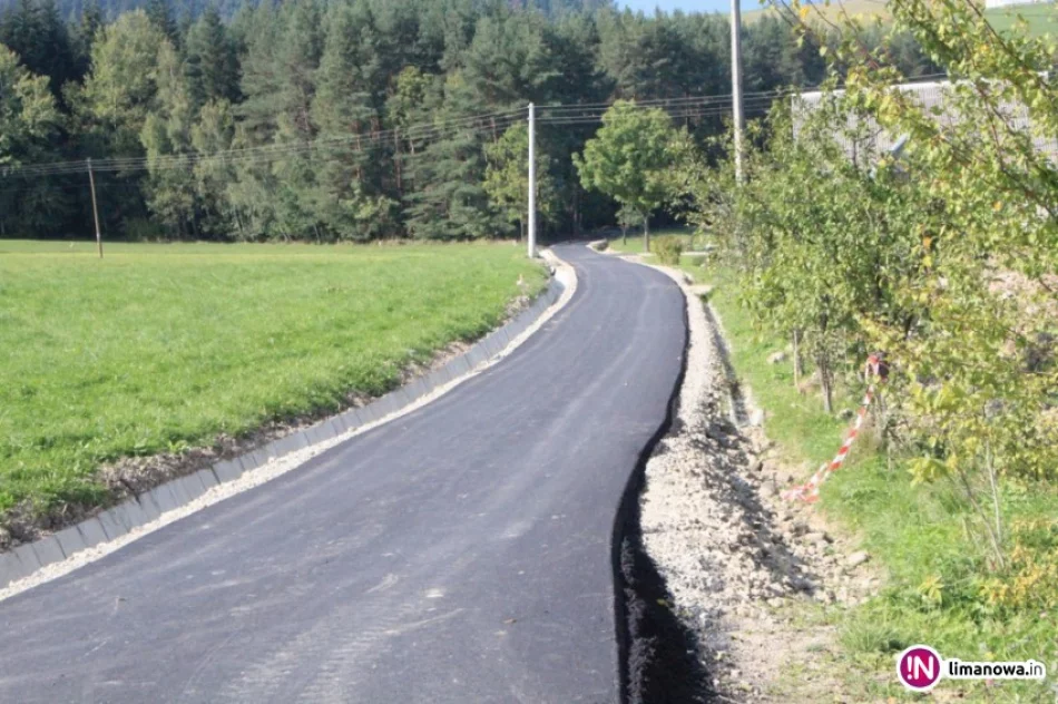 Zakończono inwestycje drogowe 2016 na terenie Gminy Limanowa - zdjęcie 3
