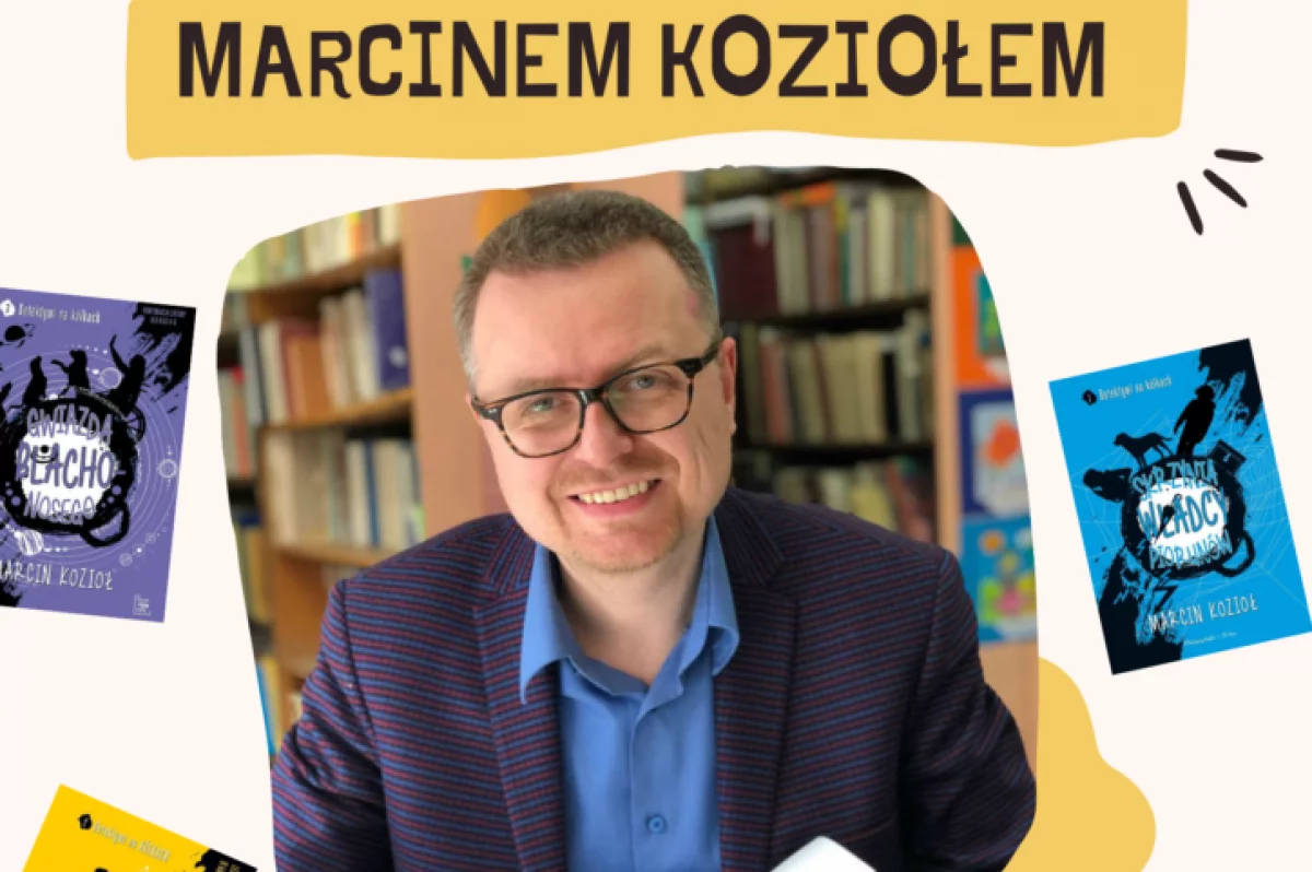Miejska Biblioteka Publiczna zaprasza na spotkanie autorskie z Marcinem Koziołem