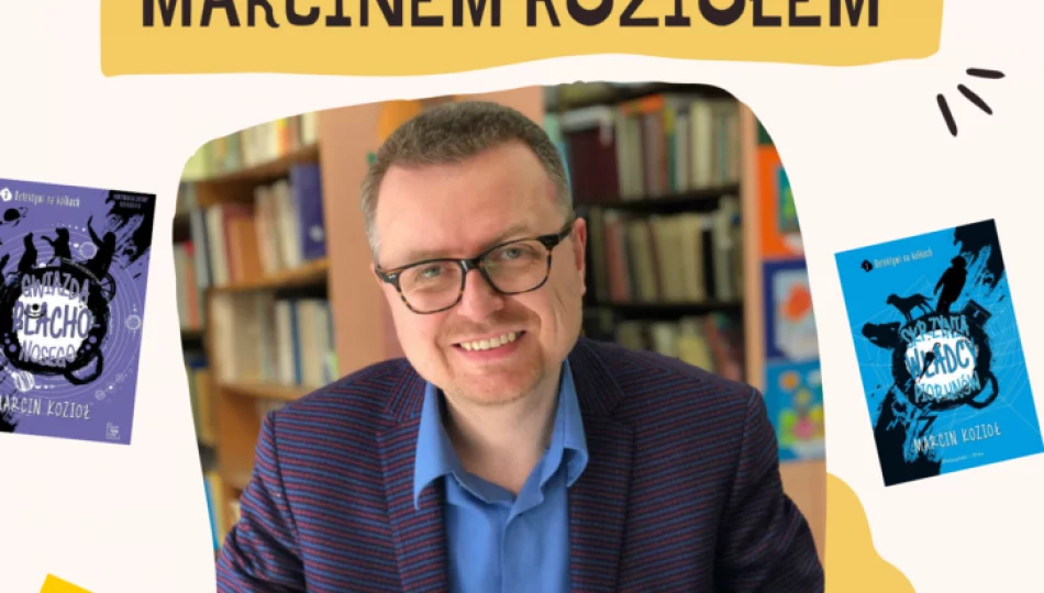 Miejska Biblioteka Publiczna zaprasza na spotkanie autorskie z Marcinem Koziołem - zdjęcie 1