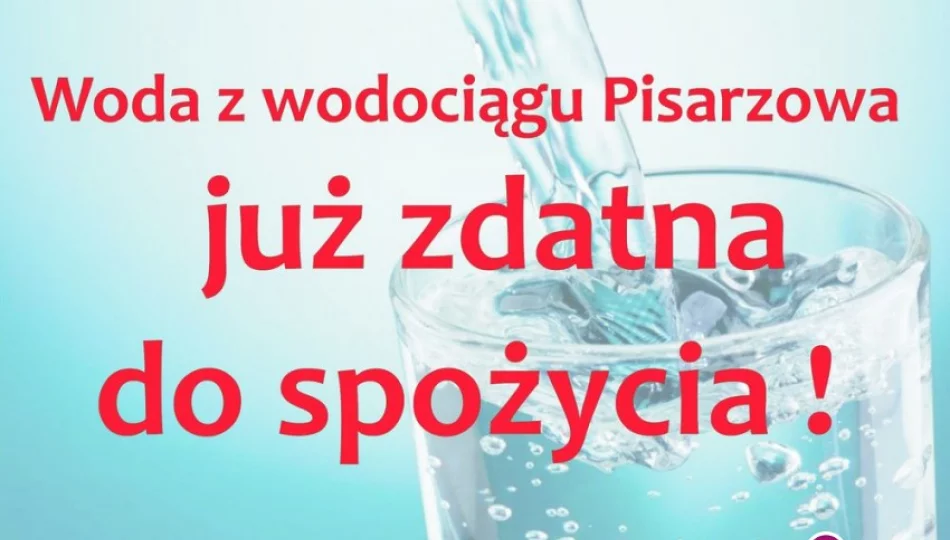 Woda z wodociągu Pisarzowa już zdatna do spożycia - zdjęcie 1