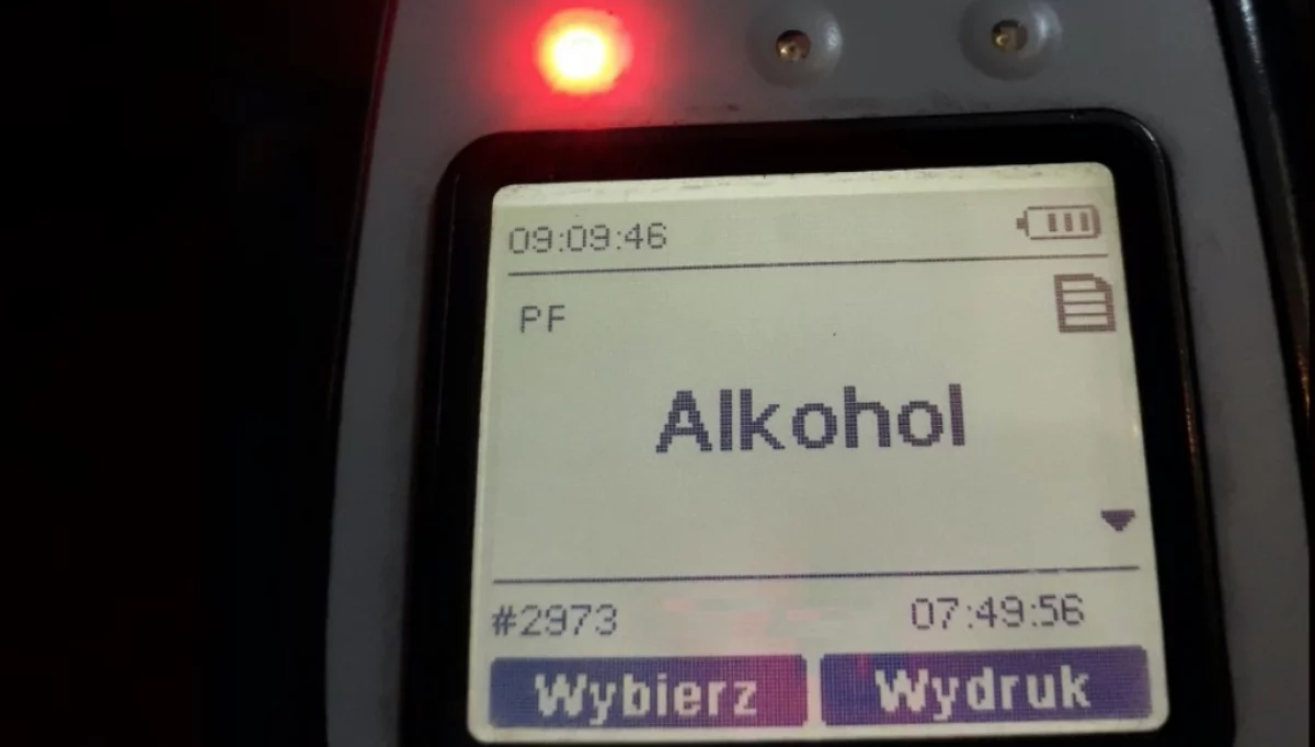 Kierowca pod wpływem alkoholu. Zatrzymano prawo jazdy