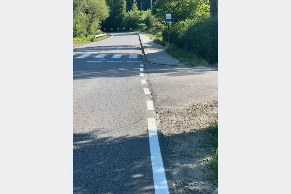 Efekt odnowienia linii na drodze - zdjęcie 2