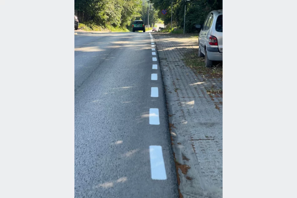 Efekt odnowienia linii na drodze - zdjęcie 8