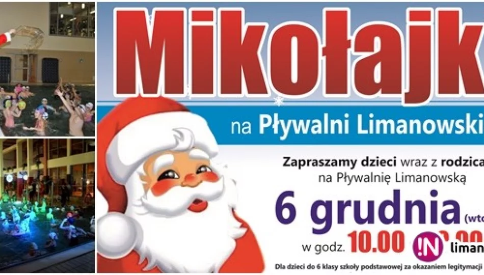 Dziś Mikołajki na Pływalni Limanowskiej - zdjęcie 1