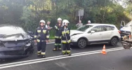 Zabrzeż: Zderzenie trzech samochodów - zdjęcie 4
