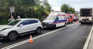 Zabrzeż: Zderzenie trzech samochodów - zdjęcie 5
