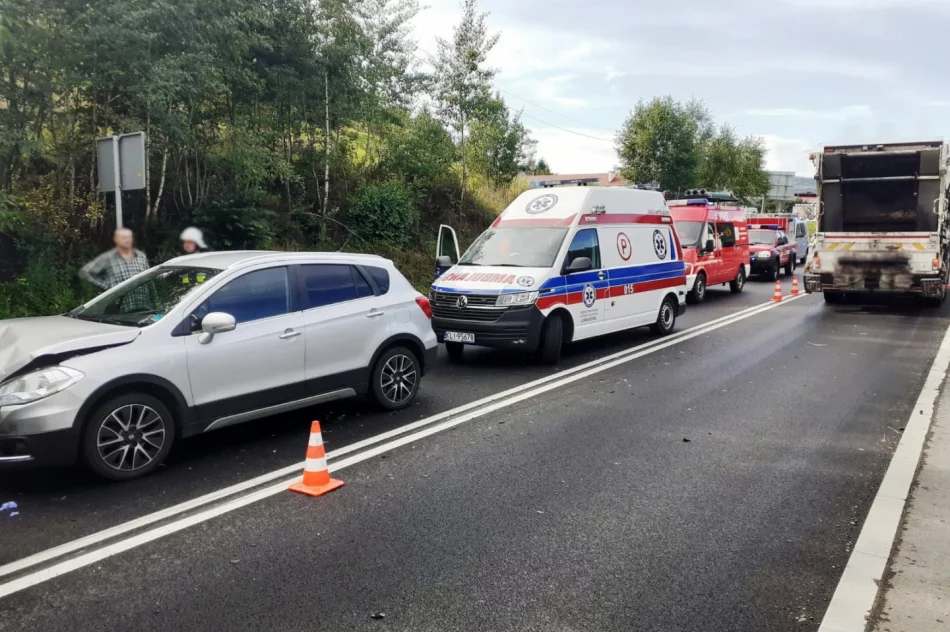 Zabrzeż: Zderzenie trzech samochodów - zdjęcie 5