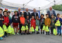 Pogoda nie odstraszyła młodych kolarzy – uczestników Mini Wyścigu Henryka Łasaka - zdjęcie główne