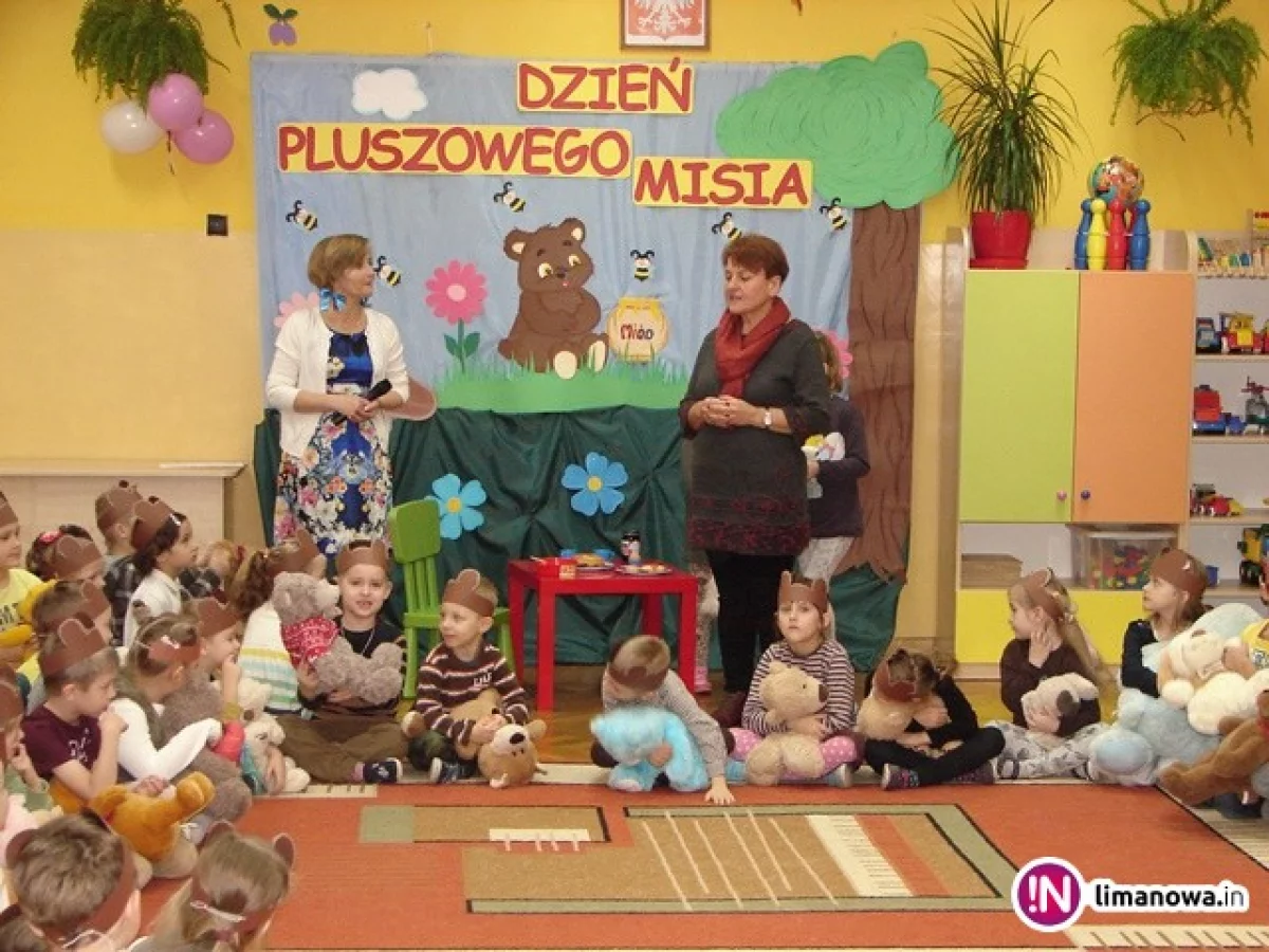 Dzień Pluszowego Misia w Miejskim Przedszkolu Nr 4 w Limanowej