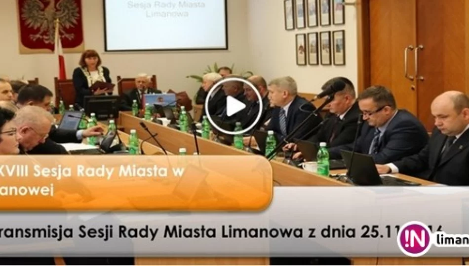 Transmisja Sesji Rady Miasta Limanowa - zdjęcie 1