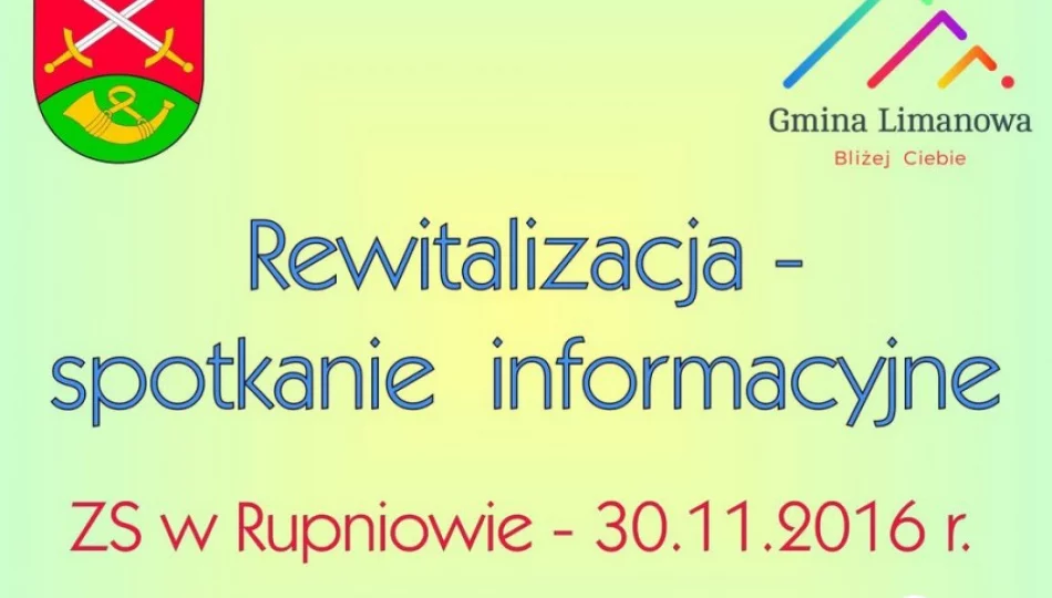 Gminny Program Rewitalizacji - spotkanie informacyjno-konsultacyjne - zdjęcie 1