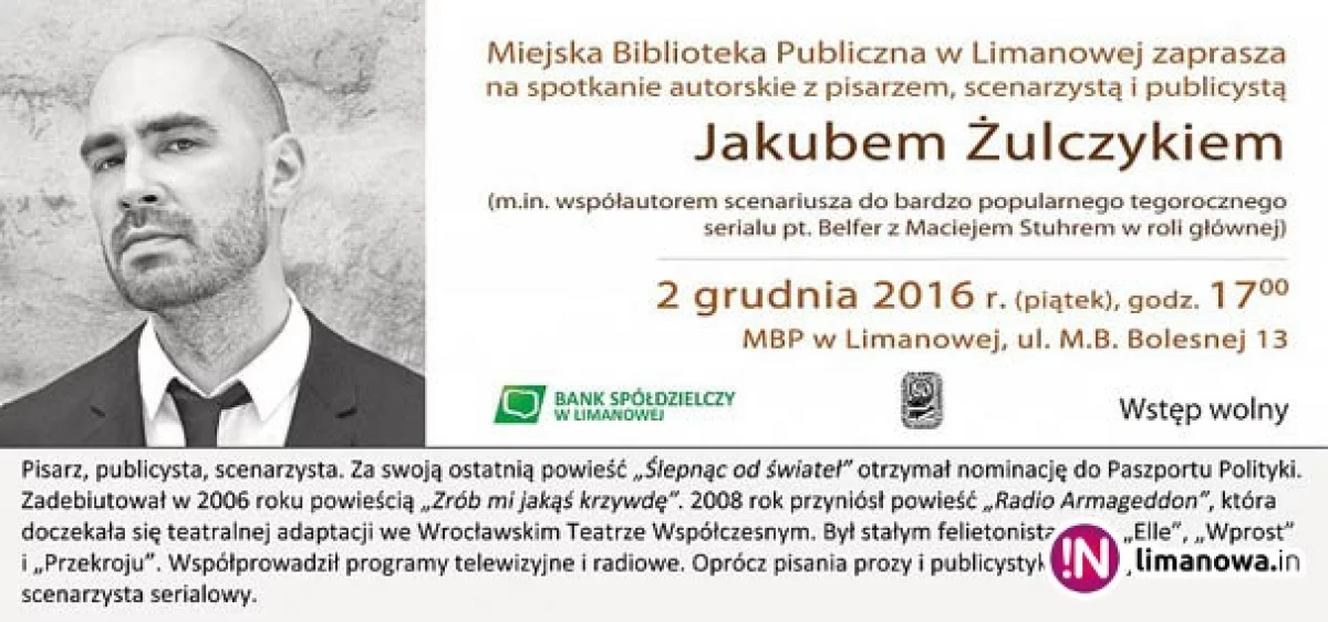 Jakub Żulczyk w MBP