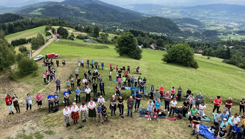 Góra Jaworz zdobyta podczas akcji Odkryj Beskid Wyspowy - zdjęcie 1