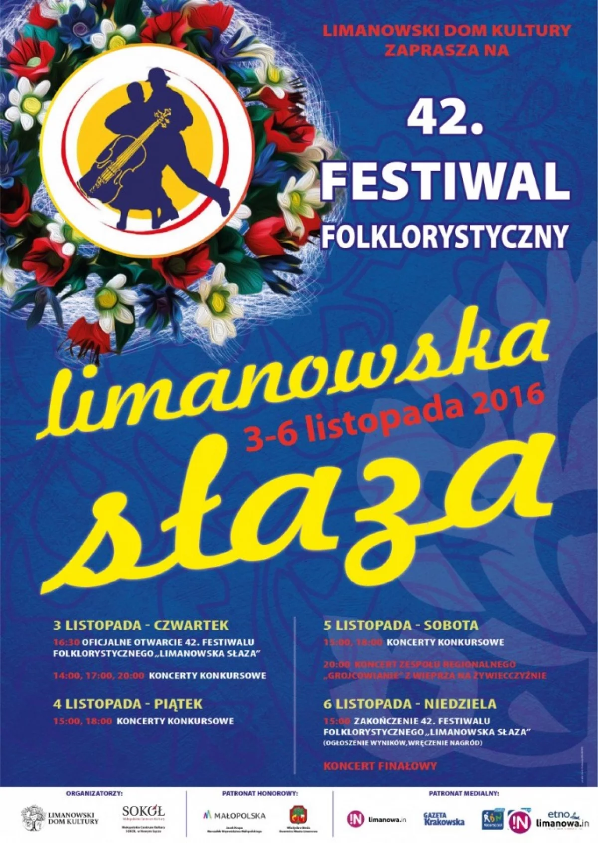 42. Limanowska Słaza - dziś zakończenie festiwalu