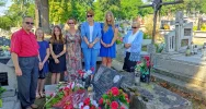 Uroczystość patriotyczna przy grobie por. Jana Wróbla - zdjęcie 3