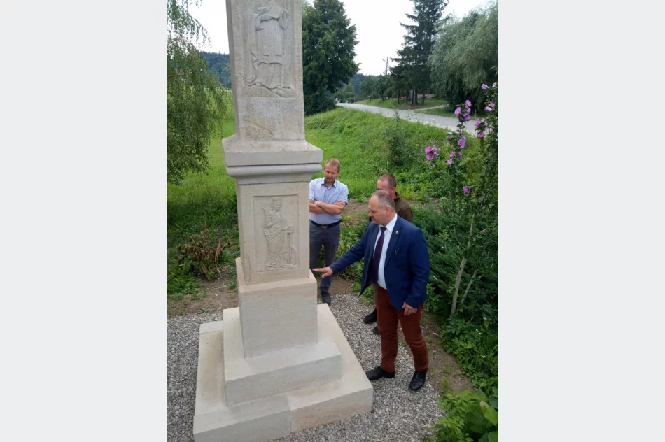 Odbiór odnowionej kapliczki w Nowym Rybiu - zdjęcie 2