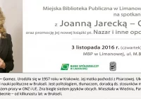 Spotkanie autorskie z Joanną Jarecką – Gomez - zdjęcie główne
