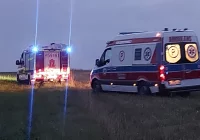 Przygnieciony 15-latek zabrany przez LPR - zdjęcie główne