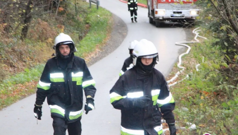 Ćwiczenia Ochotniczych Straży Pożarnych w Męcinie - zdjęcie 1
