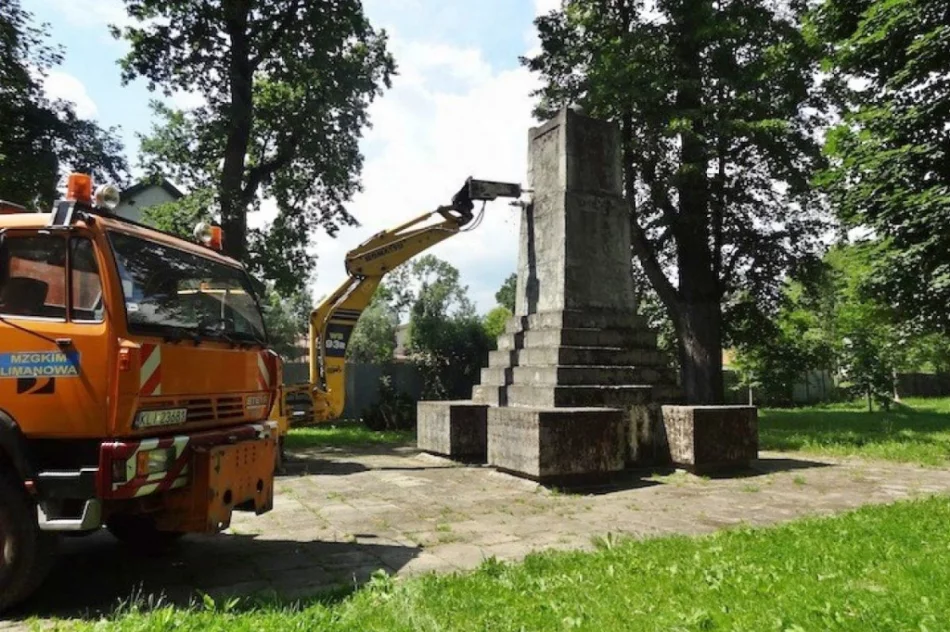 Usuwają sowieckie pomniki. Limanowa zrobiła to już 8 lat temu - zdjęcie 4