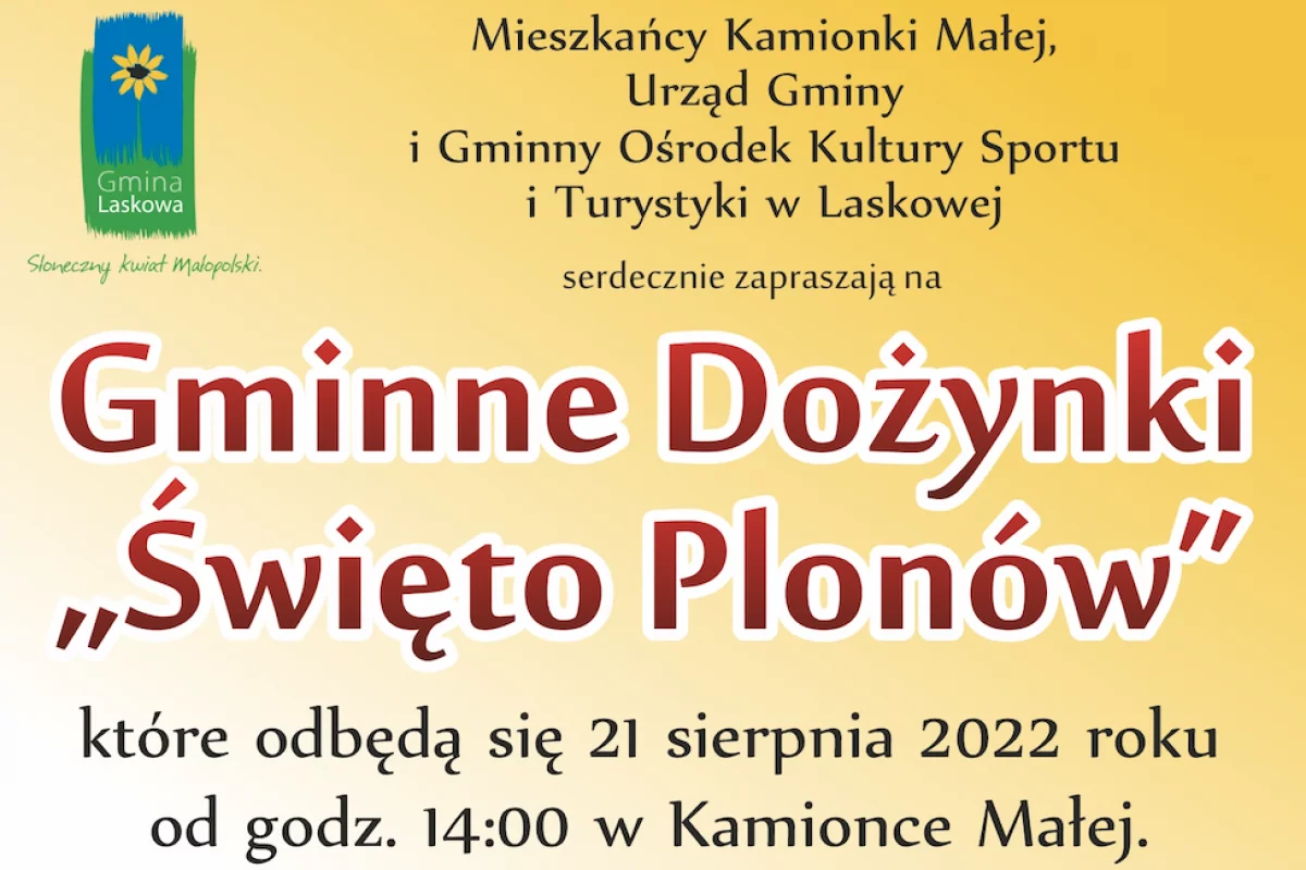 Społeczność zaprasza na święto plonów