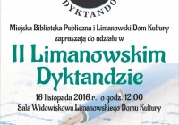 II Limanowskie Dyktando ogłoszone! - zdjęcie główne