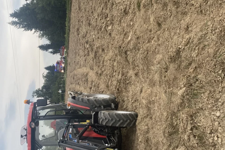 Wywrotka ciągnika rolniczego - zdjęcie 3