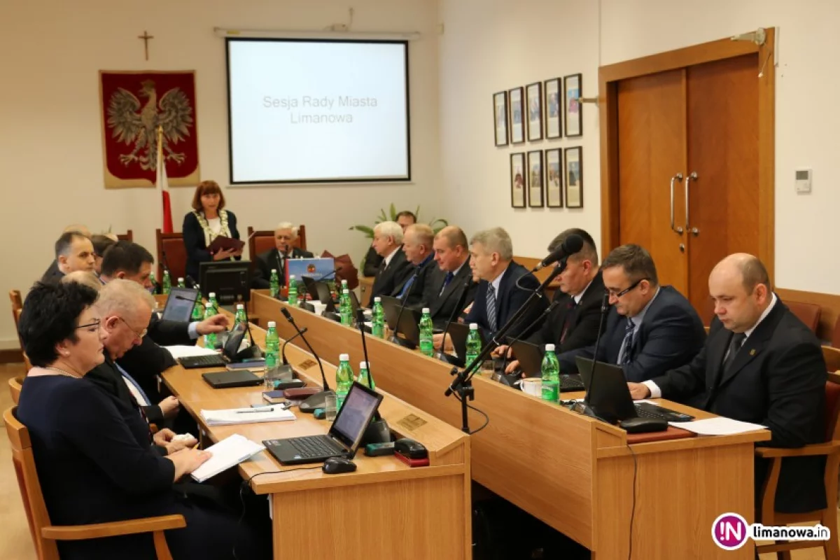 Sesja Rady Miasta Limanowa (28.10.2016r.)