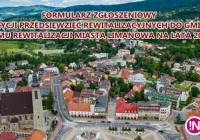 FORMULARZ ZGŁOSZENIOWY PROPOZYCJI PRZEDSIĘWZIĘĆ REWITALIZACYJNYCH - zdjęcie główne
