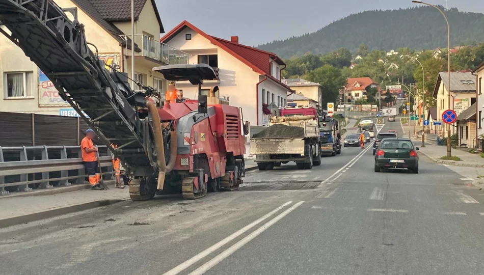 Wahadło na DK 28, tworzą się korki - zdjęcie 1