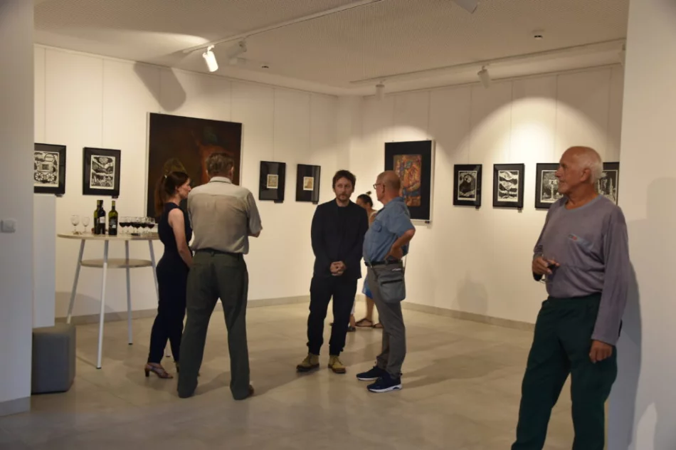 Wernisaż wystawy Malarstwo/Grafika Marka Jankisza w Miejskiej Galerii Sztuki - zdjęcie 5