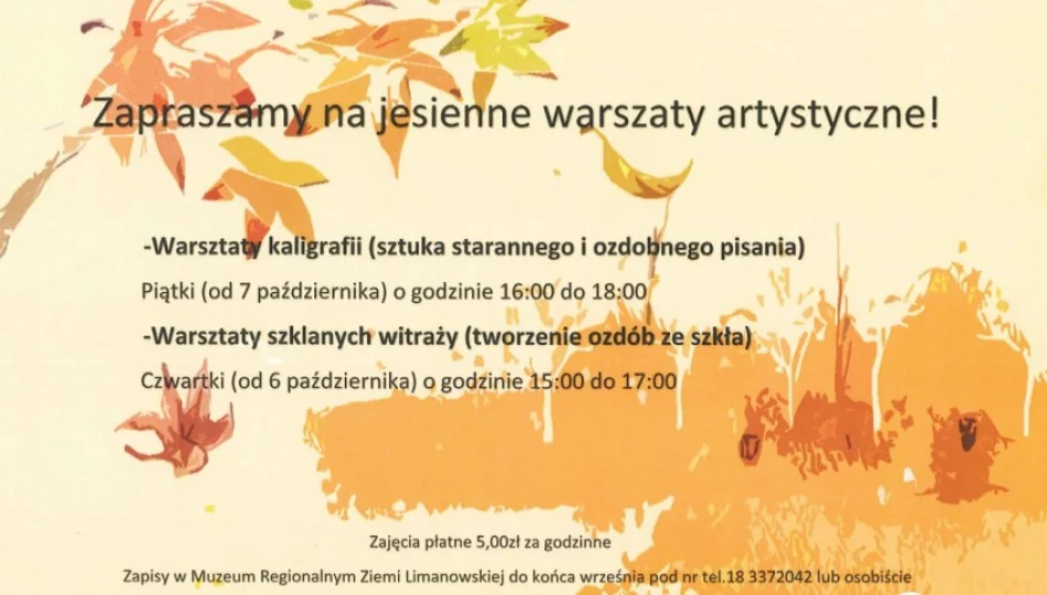 Jesienne warsztaty artstyczne - zdjęcie 1