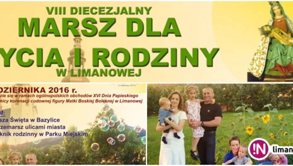 Diecezjalny Marsz dla Życia i Rodziny w Limanowej - zdjęcie 1