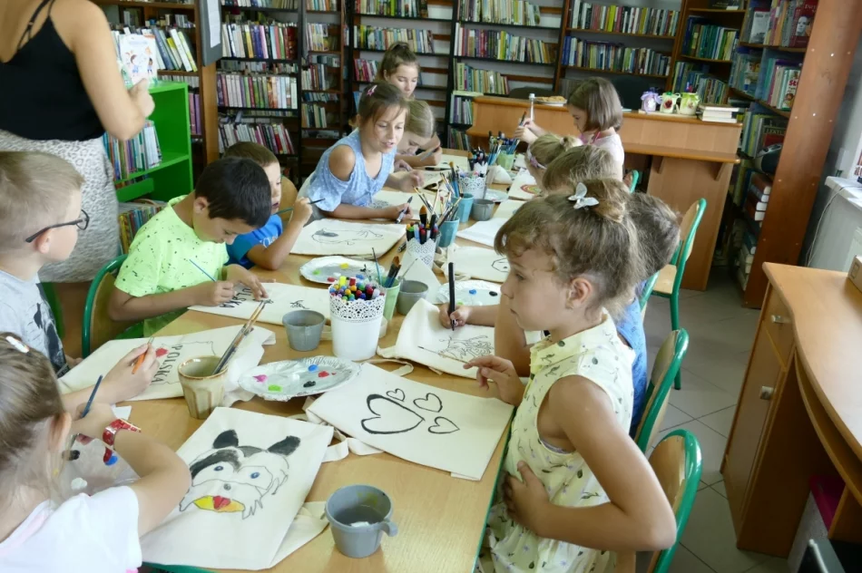 Artystyczne warsztaty w Gminnej Bibliotece Publicznej w Starej Wsi i jej Filiach – podsumowanie - zdjęcie 7