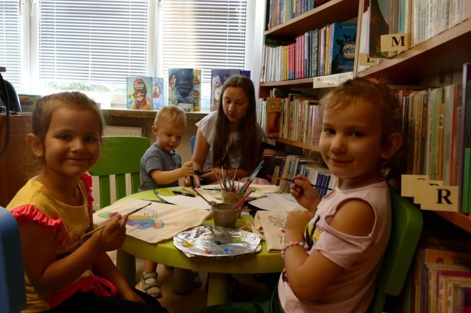 Artystyczne warsztaty w Gminnej Bibliotece Publicznej w Starej Wsi i jej Filiach – podsumowanie - zdjęcie 8