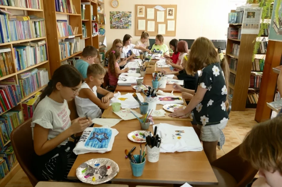 Artystyczne warsztaty dały radość i zabawę - zdjęcie 6