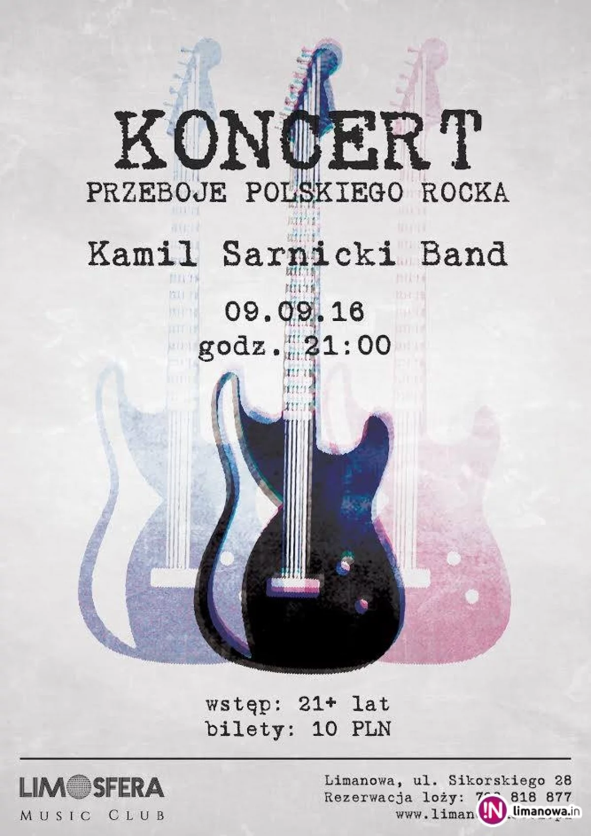 Koncert Kamila Sarnickiego