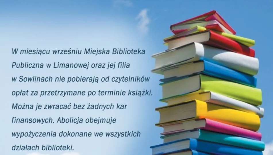 Biblioteka ogłasza abolicję - zdjęcie 1