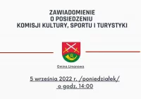 Posiedzenie Komisji Kultury, Sportu i Turystyki Rady Gminy Limanowa w dniu 5 września 2022 r. - zdjęcie główne