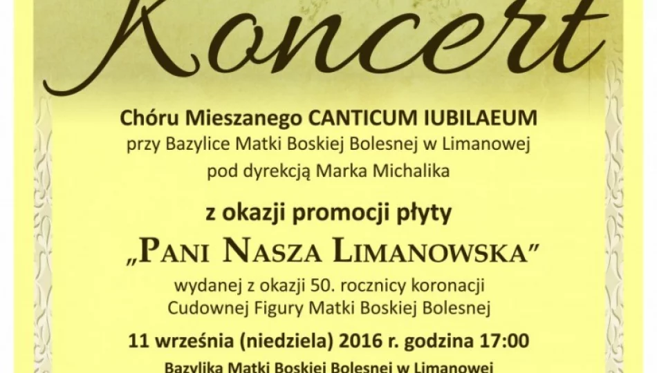 Chór Mieszany CANTICUM IUBILAEUM wydał kolejną płytę - zdjęcie 1