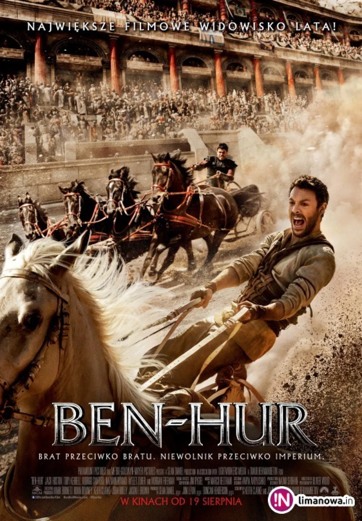 Premiera w kinie Klaps - „Ben-Hur” na ekranie od 19 sierpnia!