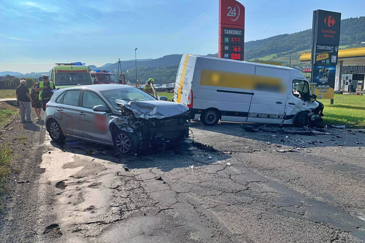 Mandat za groźnie wyglądającą kolizję