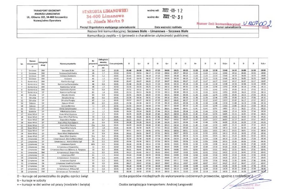 Zmiany w rozkładach jazdy busów - zdjęcie 4