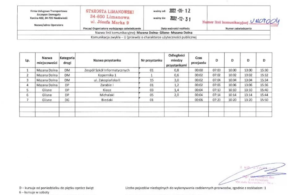 Zmiany w rozkładach jazdy busów - zdjęcie 6