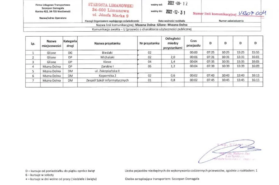 Zmiany w rozkładach jazdy busów - zdjęcie 7